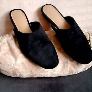 Suede Mules/Clogs